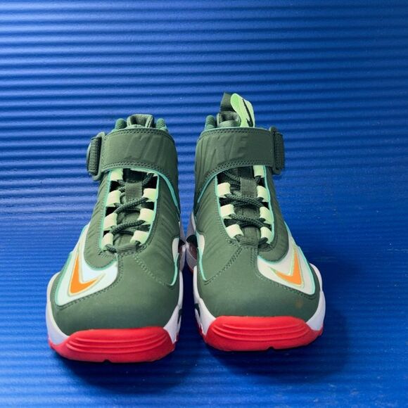 Size 3.5Y- GS Nike Air Griffey Max 1 Miami Hurricanes SAMPLE (FZ7281-323) - Picture 3 of 8